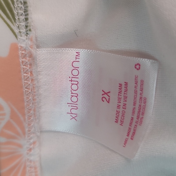 Bikini Bottom Plus Size Hipster White Xhilaration Bikini Bottom 2X - Picture 5 of 7